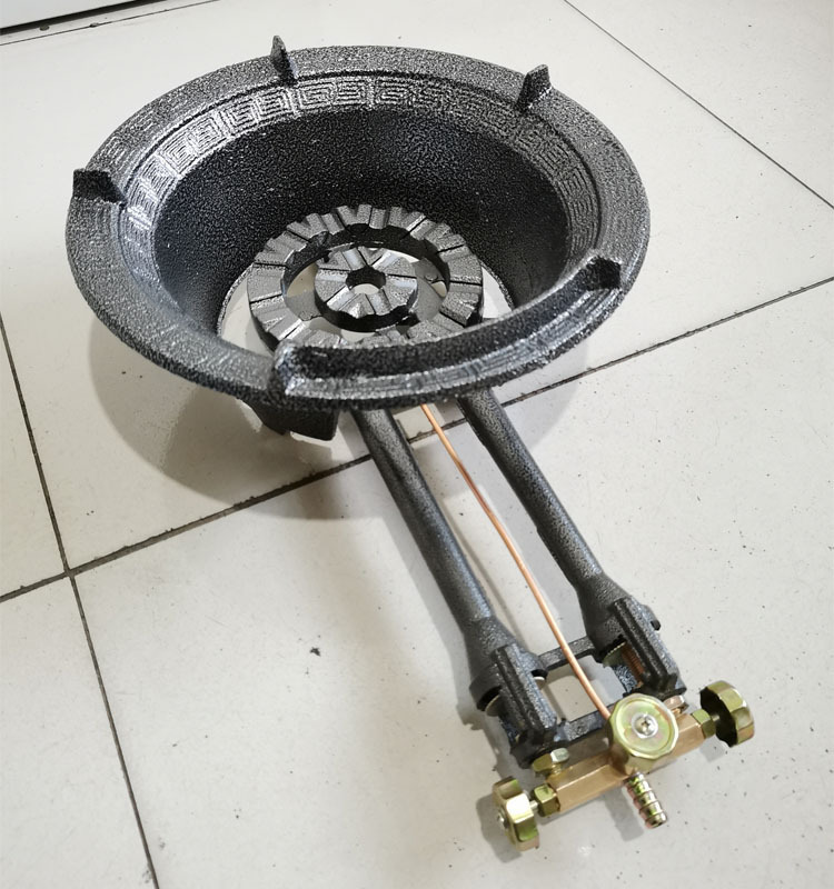 Estufa de fuego feroz Estufa de rejilla de gas natural de gas licuado comercial Estufa individual de gas Estufa de ahorro de energía doméstica de alta presión para restaurantes