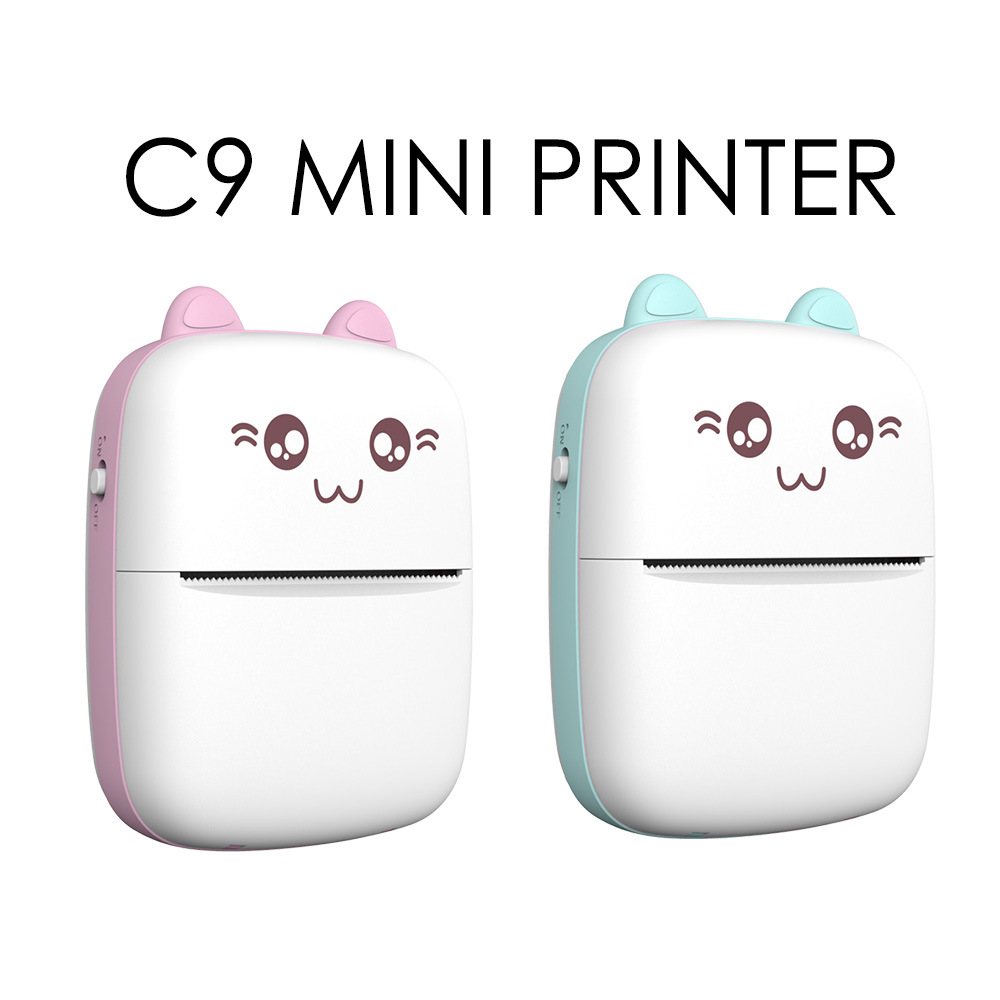 Exclusively for Foreign Trade, Pocket-Sized Mini Thermal Paper Portable Wireless Thermal Photo Printer