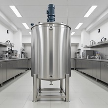 广州液体涂料搅拌机 加热恒温搅拌罐 不锈钢树脂颜料混合反应釜