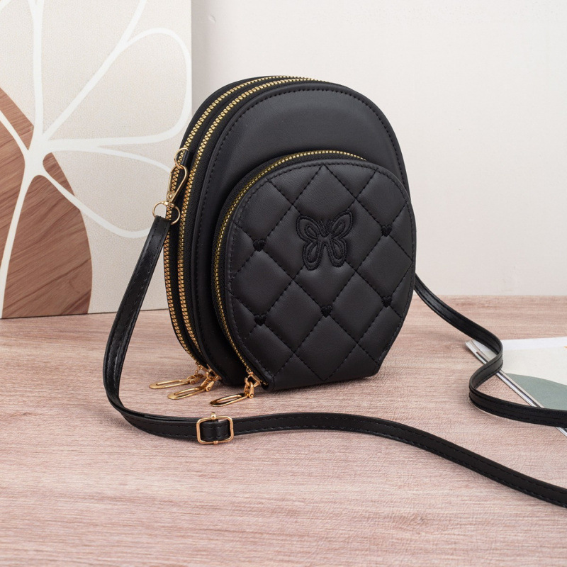 2025 nuevo bolso de hombro para ir de compras, impresión de mariposa de gran capacidad de cremallera multicapa bolso de mujer image 4
