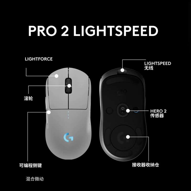 Logitech GPW4 поколения Suzaku беспроводной двойного режима игровая мышь چهار поколения лёгкая периферия
