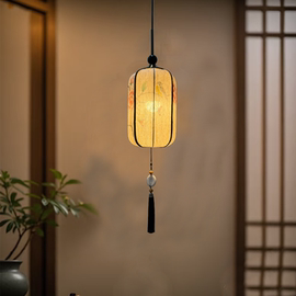 宋代美学吊灯复古禅意茶室餐桌吧台床头灯中国风创意个性艺术灯笼