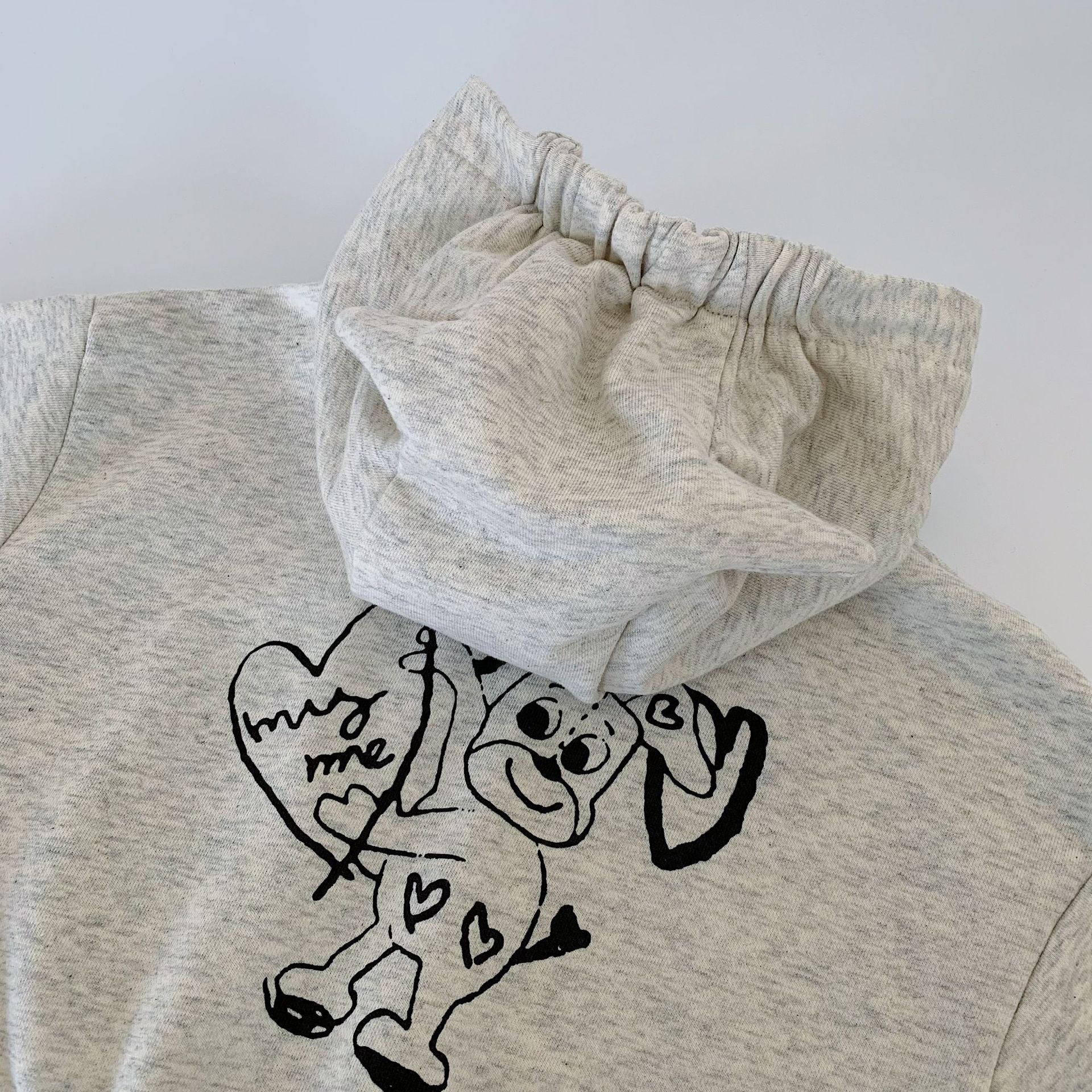 Mai Bao chaqueta infantil otoño 2025 nuevo estilo para niños y niñas simplista lindos cardigan con capuz chaqueta para niños