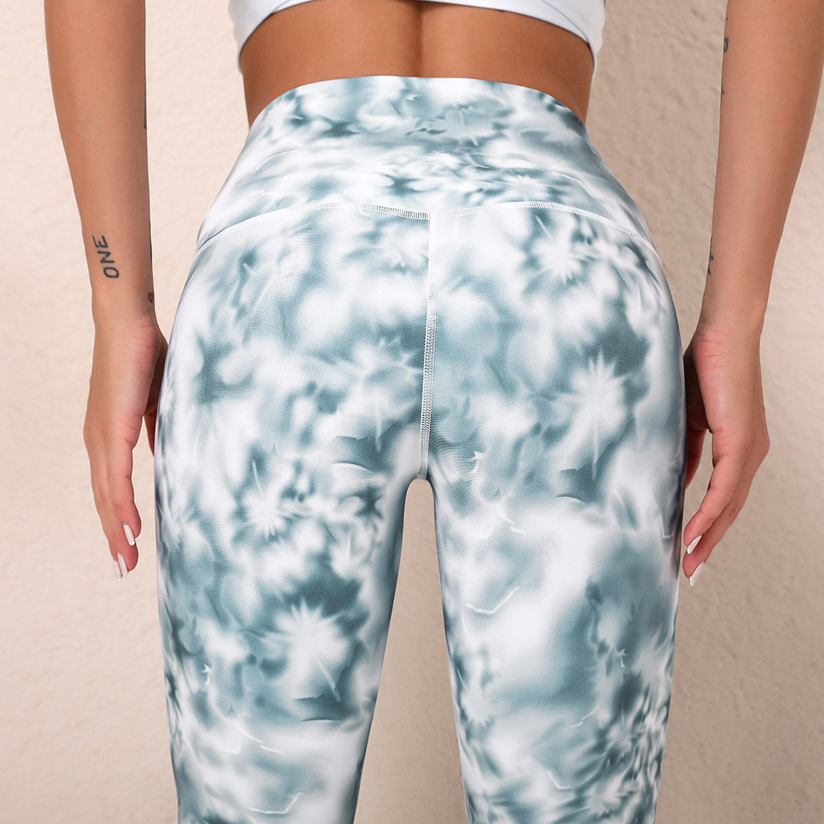 Pantalones de yoga de fitness de cintura alta NSLX23867