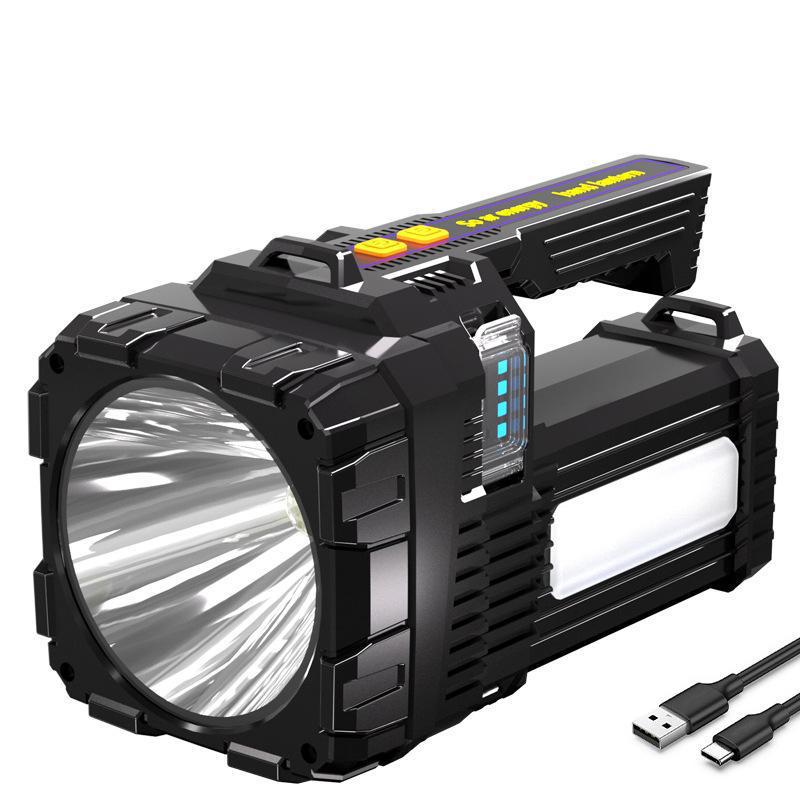 Transfronterizo nuevo reflector al aire libre multifuncional campamento iluminación salida emergencia carga resaltar impermeable lámpara portátil