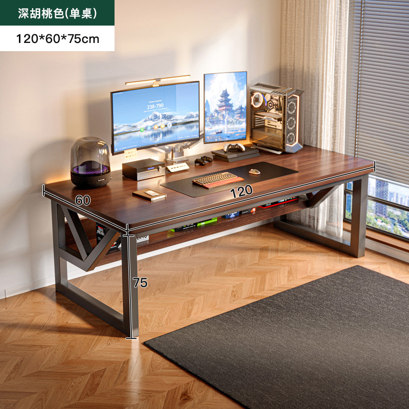 Mesa de computadora mesa de escritorio mesa doméstica mesa de trabajo dormitorio rectangular mesas de doble mesa mesa de deportes electrónicos sillas simple mesa de oficina