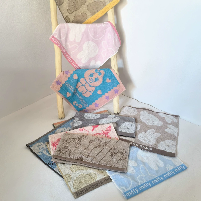 Одноместный хлопок, хлопок, трикотажный жаккард, двухсторонний махровый шарф серии Mifei