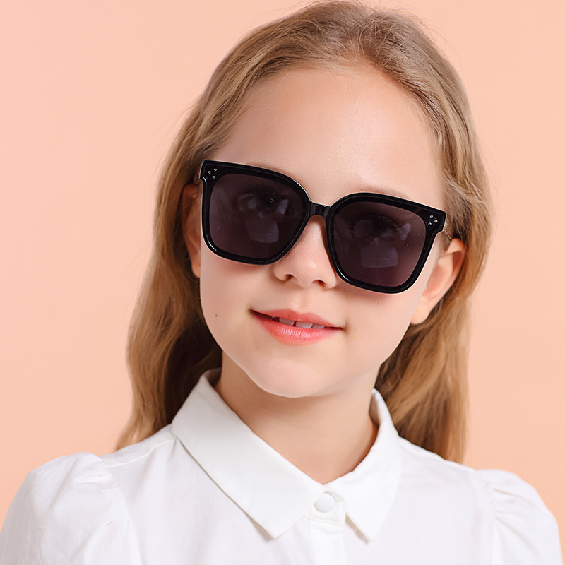 New Baby Children's Sunglasses Boys and Girls Polarized Fashion Anti-UV Children's Glasses Korean Sunglasses