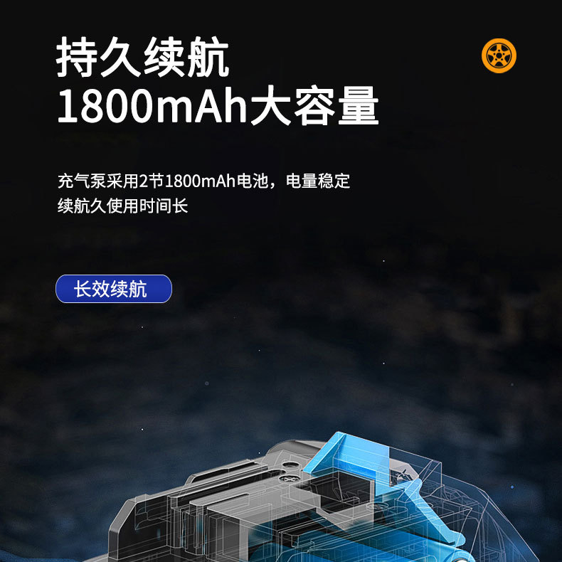 Cross-Border Wireless Car Air Pump, Smart Portable Electric Vehicle and Bicycle Tire Automatic Inflator Wholesale