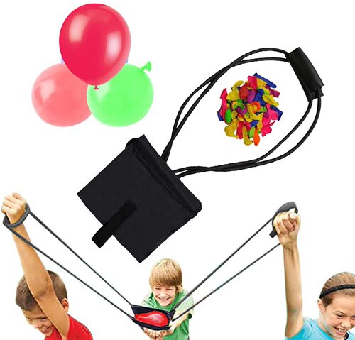 Amazon water balloon launcher water balloon single-person three-person elastic ball elastic ball water balloon launcher