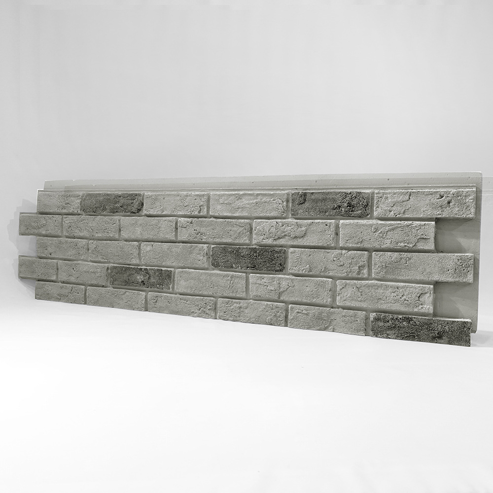 PU piedra de agua pequeña roca ladrillo cultural ligero hotel tablero de fondo pared pared pared exterior piedra larga patio muro cortina de agua piedra