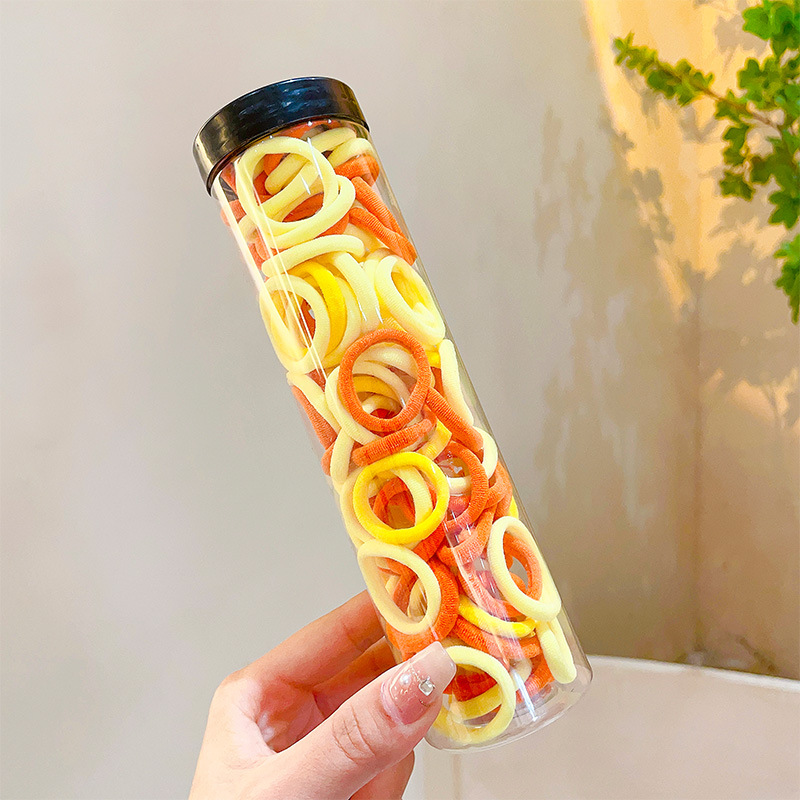 Mascarilla facial de alta elasticidad, lazo para el cabello, cola de caballo alta, cuerda para el cabello sin costuras para niños, no daña el cabello, banda de goma de cuerda para la cabeza para niñas