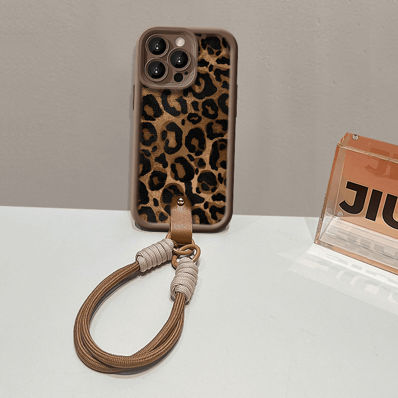 豹纹高级适用苹果16PROMAX手机壳iPhone15轻奢14简约13软壳12全包|undefined