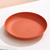 Japanese fruit dinner plate home use, tableware for elementary school students, 23cm