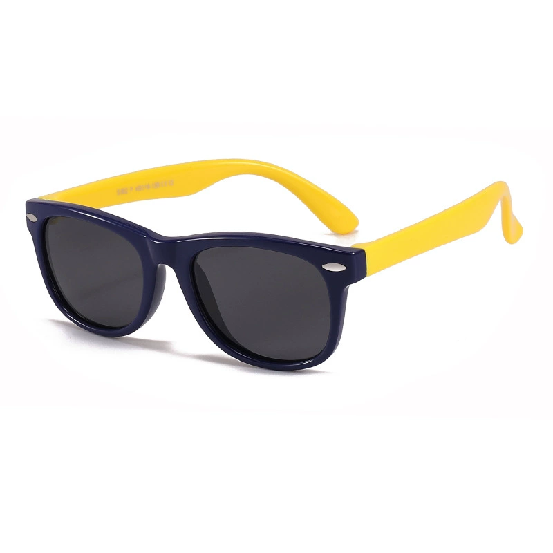 Silicone Children's Sunglasses, UV Protection, TAC Polarized Lenses, Assorted Colors (Ages 2+)