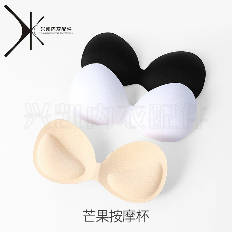 Подушка для груди из искусственной латексной губки Чрезвычайная Толстая грудь Большая вставка Маленькая грудь Плоская грудь Цельная Красивая спина Цельный бюстгальтер Нижнее белье Pad