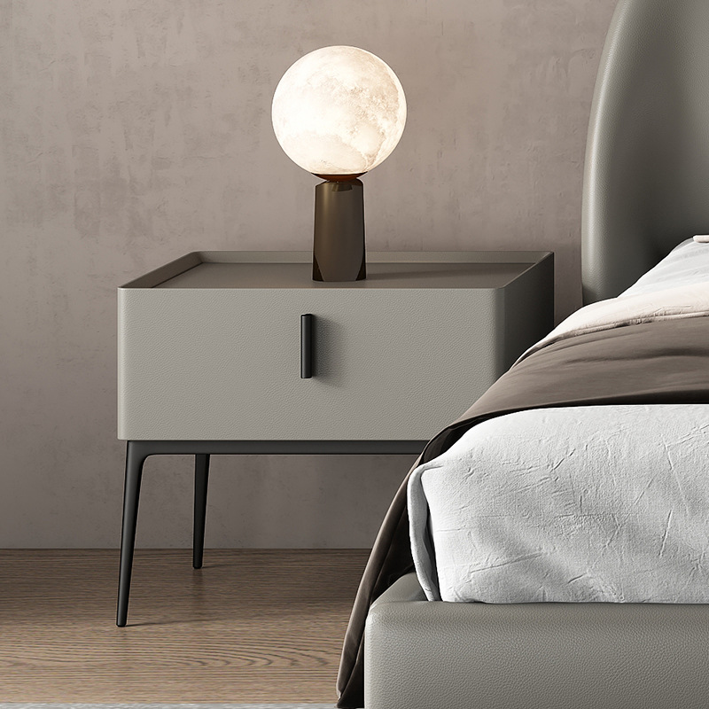Italiano minimalista mesita de noche simple pequeño cajón único mesita de noche gabinete de almacenamiento combinación 2023 Nuevo