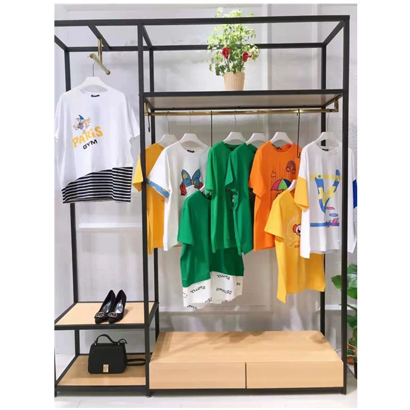 Футболка большого размера женская летняя 2022 новая тенденция сплошной цвет свободный средний размер Синьцзян хлопчатобумажная топы со скидкой оптом