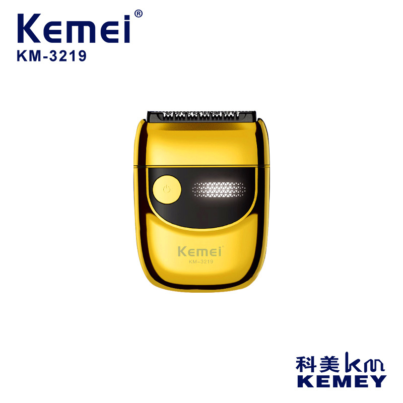 kemei mini afeitadora eléctrica portátil lavable afeitadora flotante anti-clip afeitadora al por mayor KM - 3219