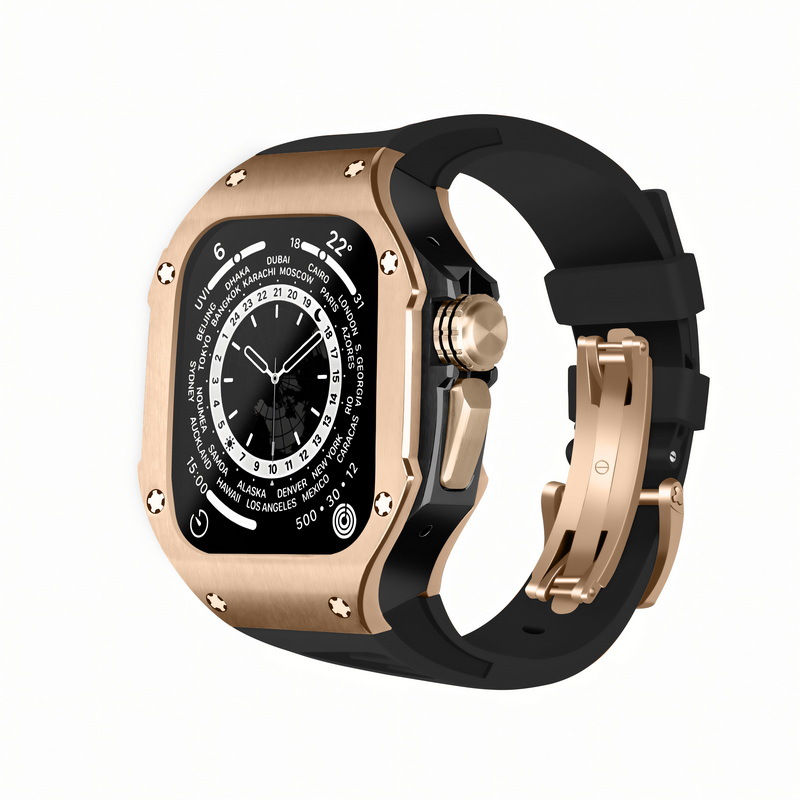 Para iwatch ultra49 reloj correa de Apple Correa protectora Shell 316L Acero inoxidable Richard cambiado al traje