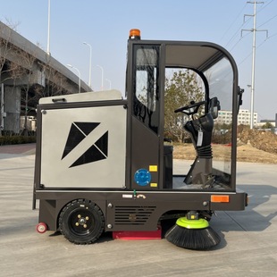 Three-Wheel and Four-Wheel Electric Sweeper Community Street Factory Road Sweeper Driving Cleaning Vehicle Sanitation Vehicle