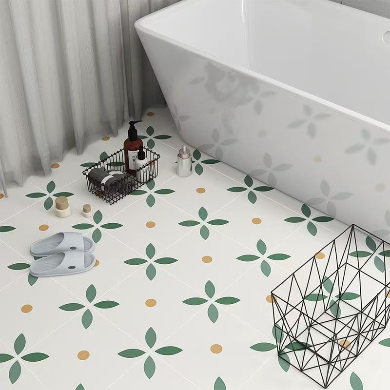 Pegatinas de suelo impermeables para inodoros, renovaciones de suelo para inodoros, pegatinas de baldosas de cerámica transformadas, pegatinas de piso engrosadas, autoadhesivas y antideslizantes