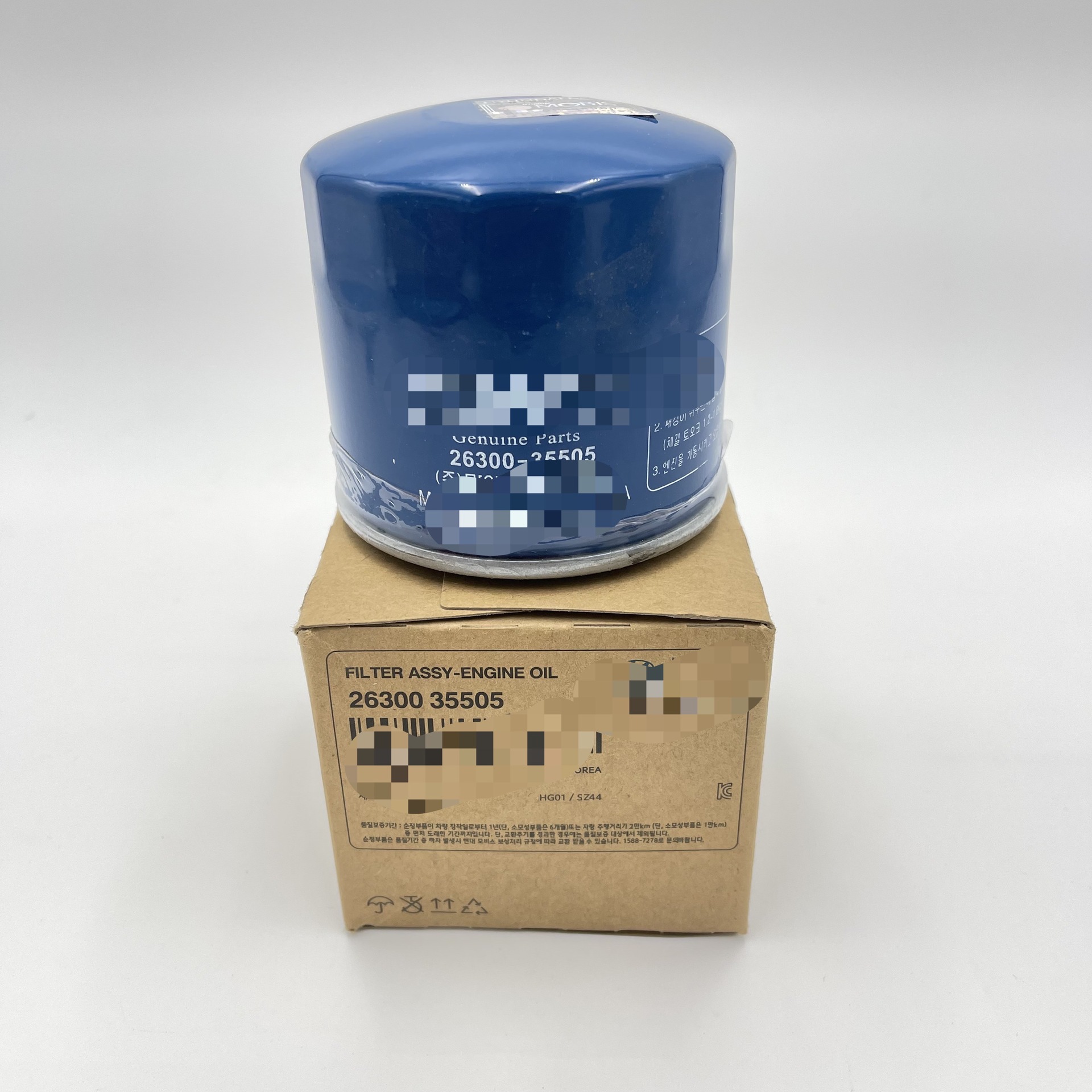 适用于现代i起亚机油滤芯26300-35505Hyundai KIA机油滤清器现货
