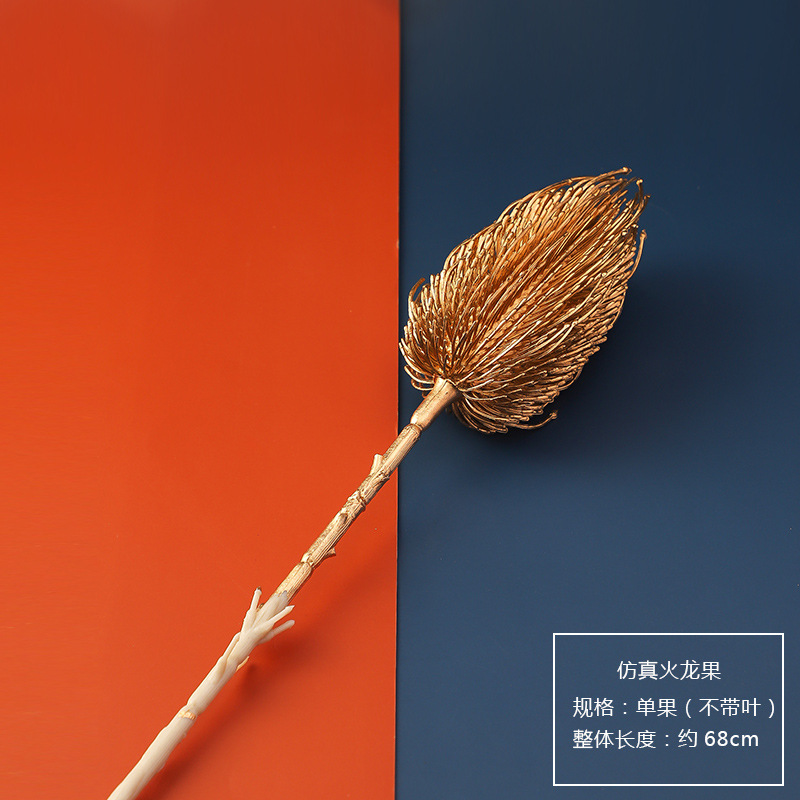 Flores de Año Nuevo de siete colores cordier oro hojas accesorios de simulación de barril de bendición yugaly Ginkgo Año Nuevo sala de estar materiales de arreglos florales