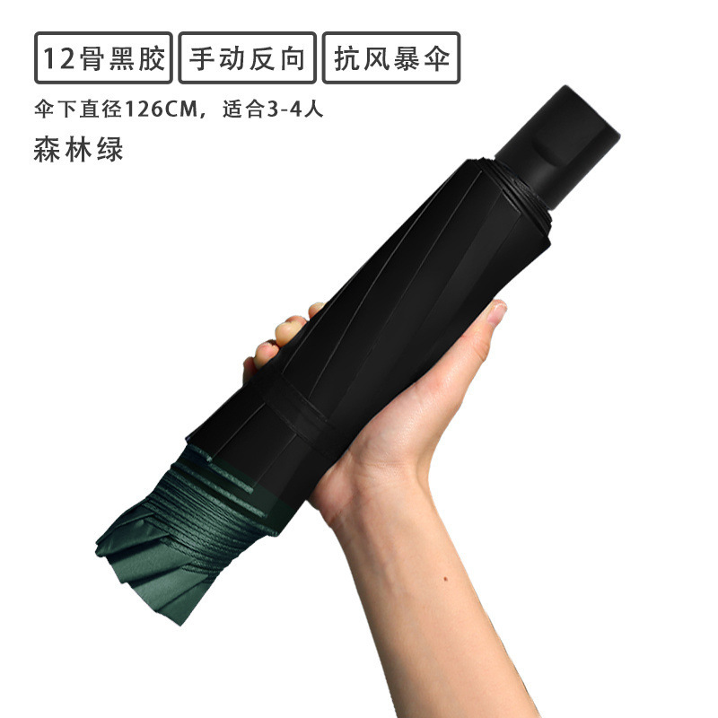 自動傘 24 ボーンビニール日焼け止め UV 日傘折りたたみハイエンドダブルボーン日傘卸売|undefined