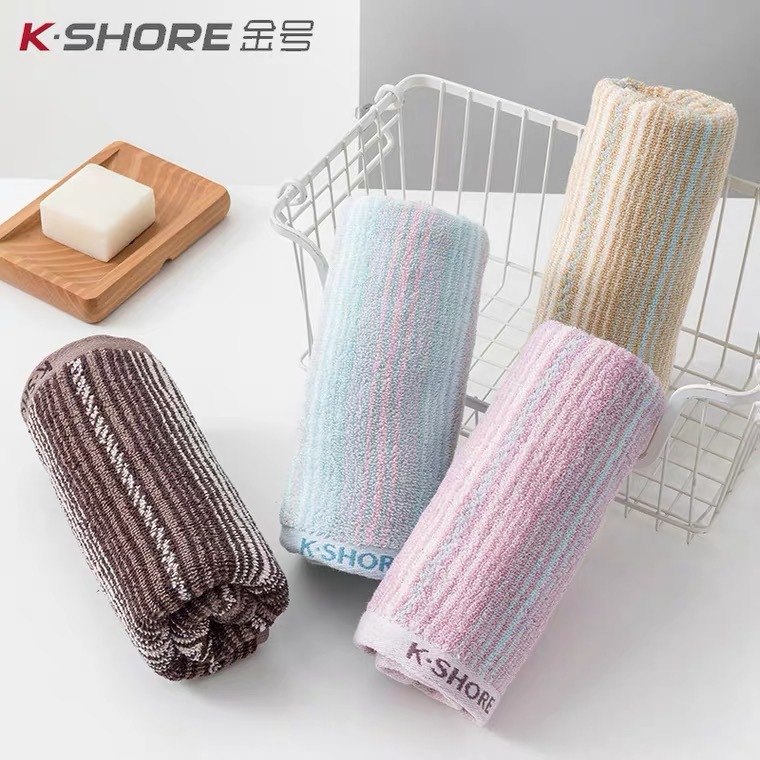 Jinhao ansiktshandduk i långfibrig bomull med satin_voghion.com