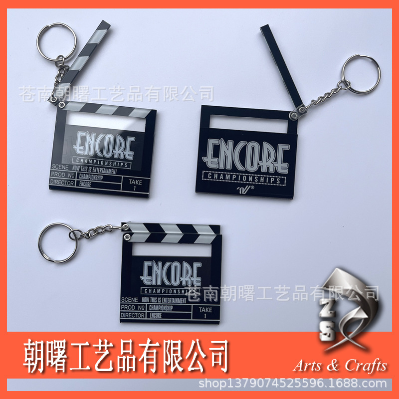 Acrylic Photo Frame Photo Keychain, Creative Card Keychain for Filming Movies