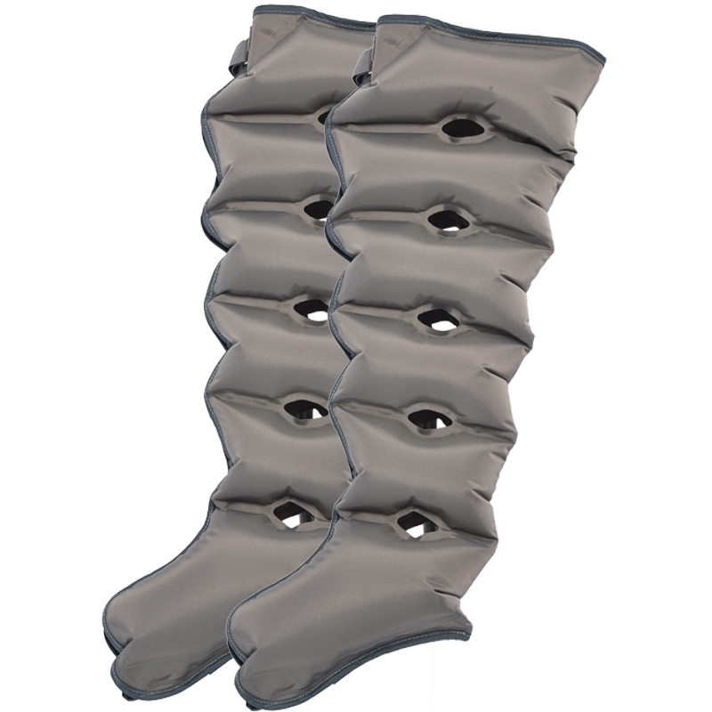 masajeador de onda de aire de seis cavidades neumático de presión de pierna muslo neumático totalmente automático de masaje de piernas de bolsas de aire de soleas de pies