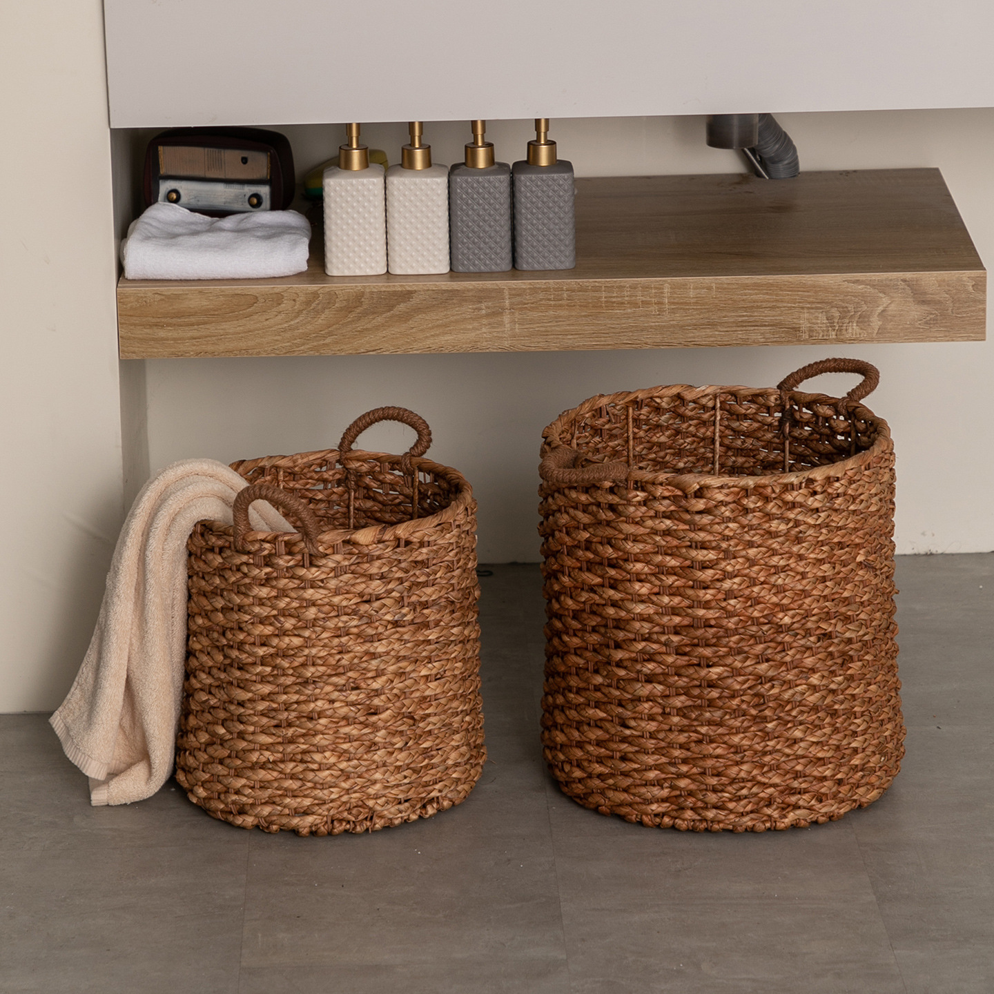 Cestas de almacenamiento de calabaza personalizadas, cestas de almacenamiento tejidas a mano, decoración para el hogar, lavandería, juguetes, cestas de almacenamiento