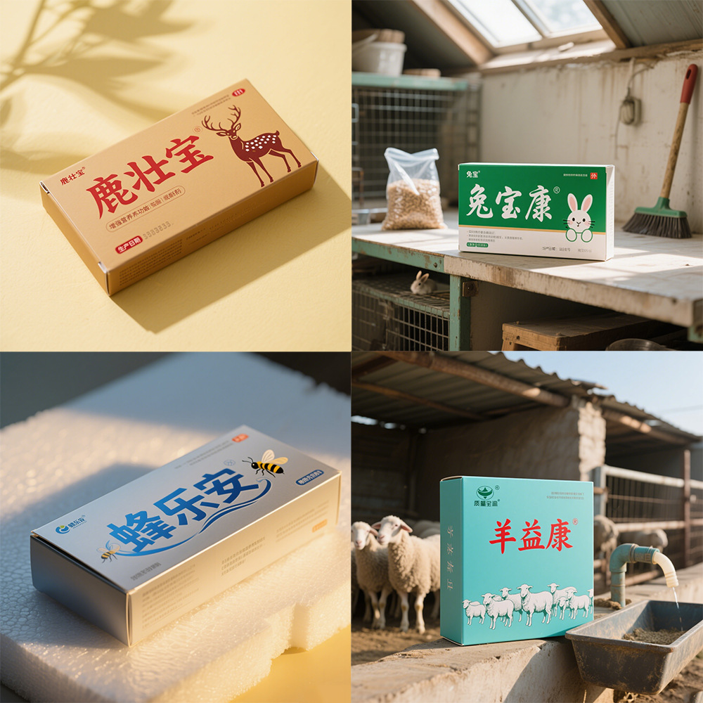 Veterinary Drug Packaging Box Printing Customized Medicine Color Box Pesticide Veterinary Drug Injection Drug Carton Corrugated Box with Logo Printing