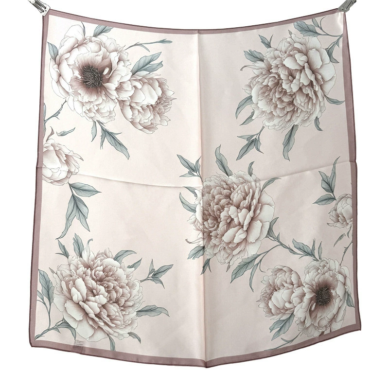 Retro silk scarf, 65cm