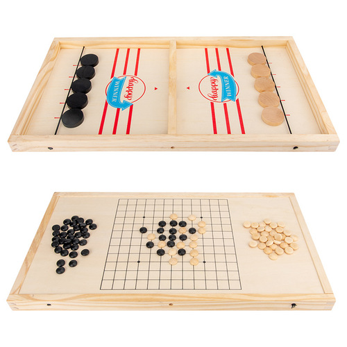 Cross-border catapult chess, the same toy, double catapult chess interactive board game, parent-child desktop battle catapult toy