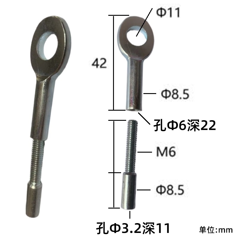 Accesorios de cuerda de acero de gimnasio mantenimiento de cable de cable de cable personalizado terminal de conexión de abrazadera de bloqueo de contrapeso