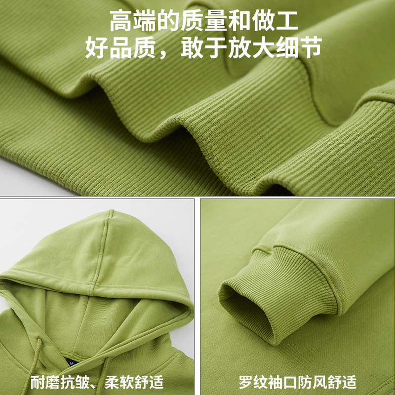 Marca de moda suéter pesado de los hombres de encargo de los hombres y las mujeres fuera del hombro suéter de terry suelto de algodón con capucha abrigo de los hombres