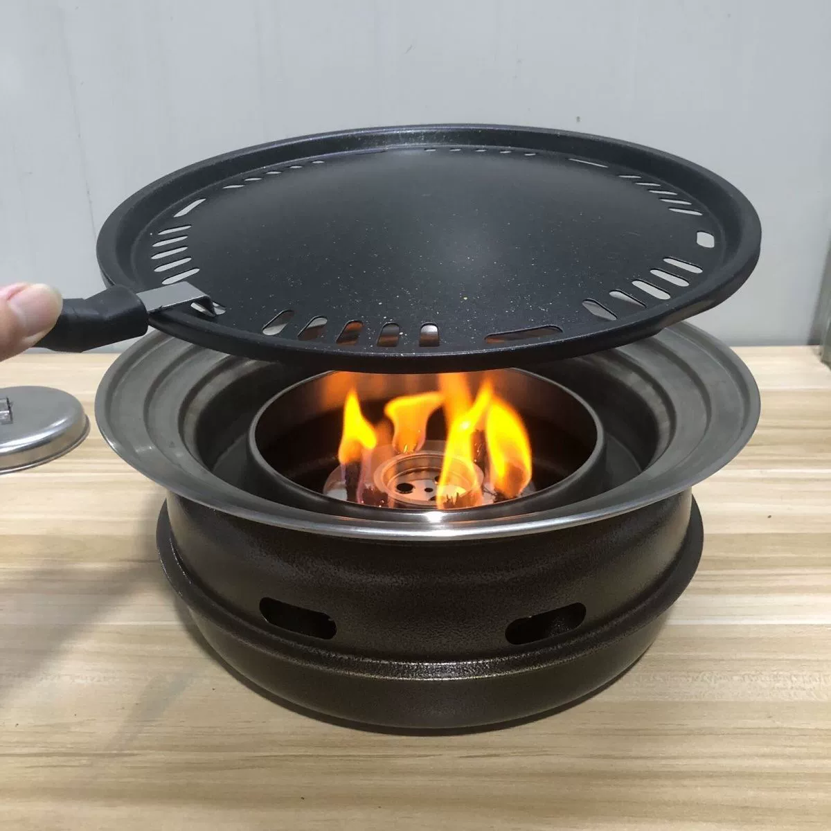 Гигантская толстая печь для барбекю экологически чистое масло растительное масло масляная коробка для домашнего использования