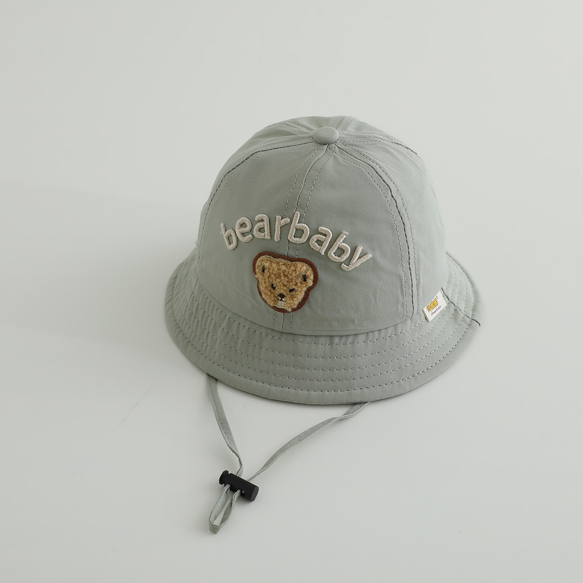 Sombrero de bebé primavera y otoño sombrero pescador sombrero oso pequeño sombrero de verano delgado sombrero de bisel grande sombrero de protección solar para hombres y mujeres