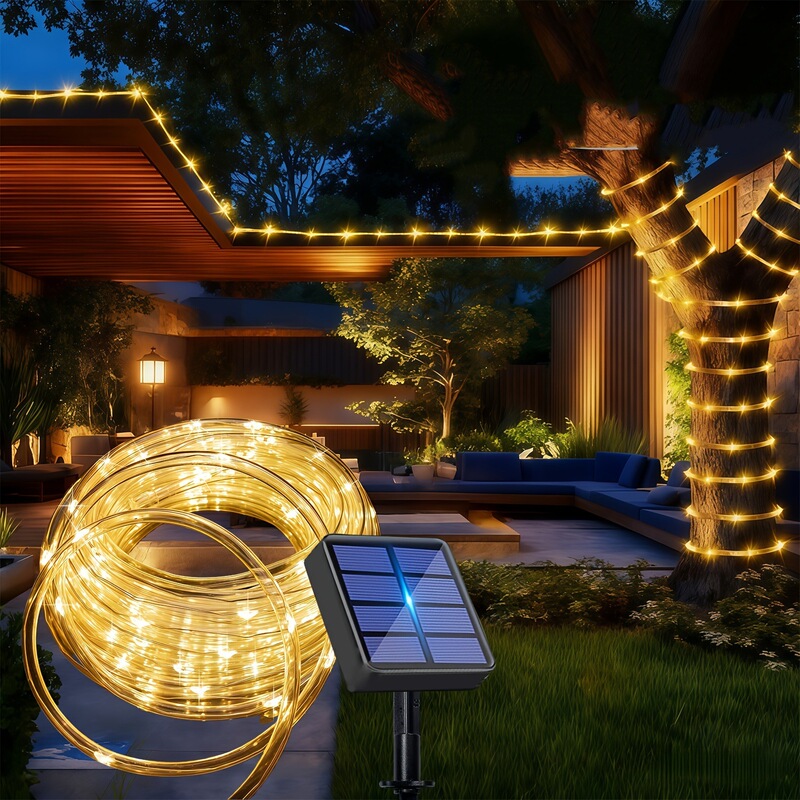 New Cross-Border Led Solar Tube Lights for Outdoor Camping Decoration, Courtyard Balcony Garden Arrangement, Tree Lights, Rainbow New Cross-Border Led Solar Tube Lights for Outdoor Camping Decoration, Courtyard Balcony Garden Arrangement, Tree Lights, Rainbow