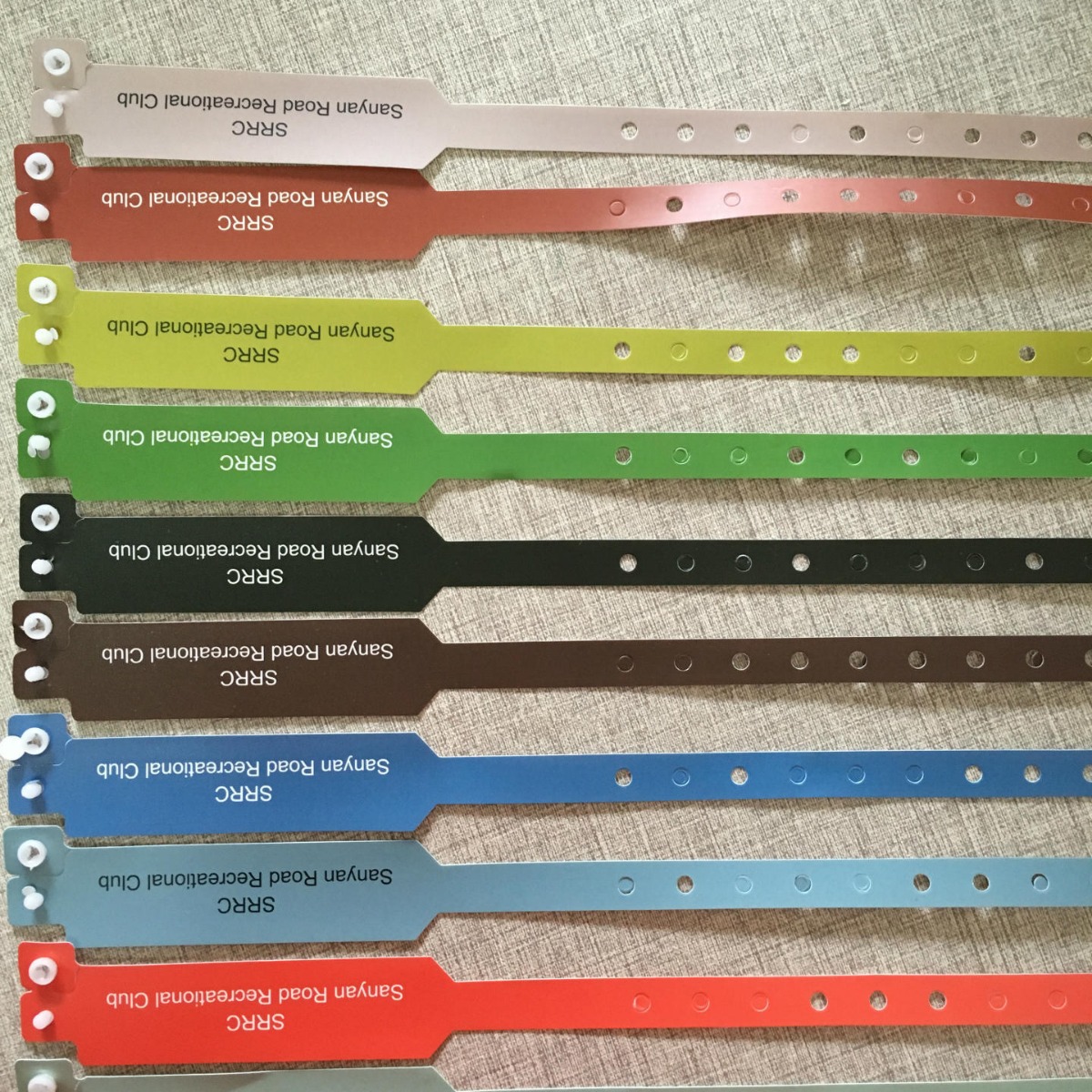 Waterproof bracelet PVC for amusement parks
