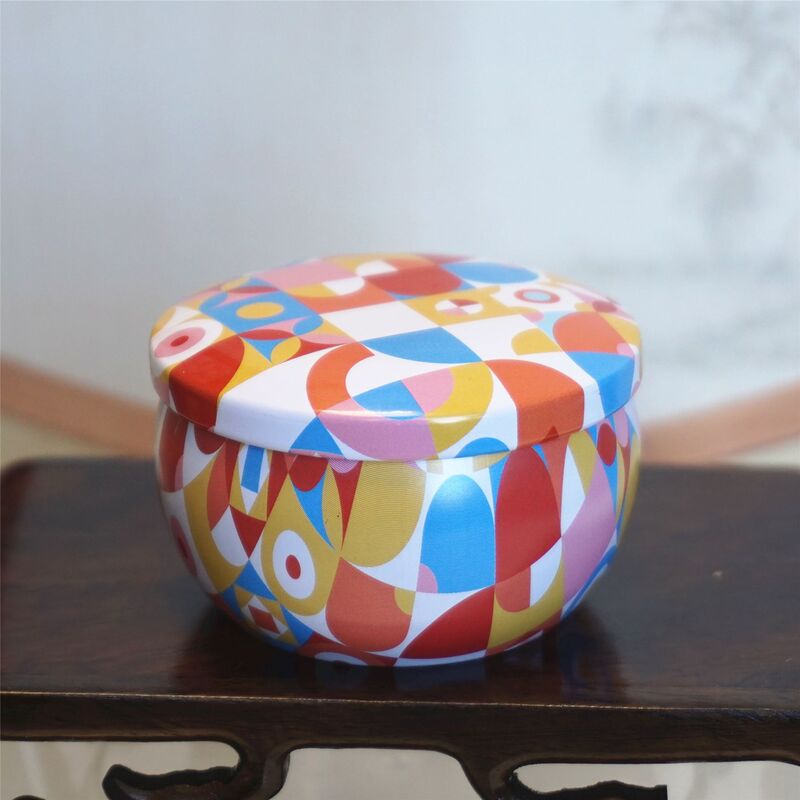 Aromatherapy candle creative hand gift iron can handmade soy wax smoke-free fragrance candle decoration