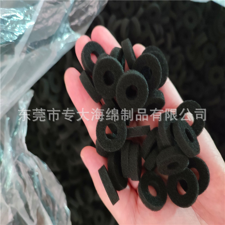 开孔高回弹超柔软epdm橡胶发泡爬墙车玩具车轮子轮毂海绵密封圈