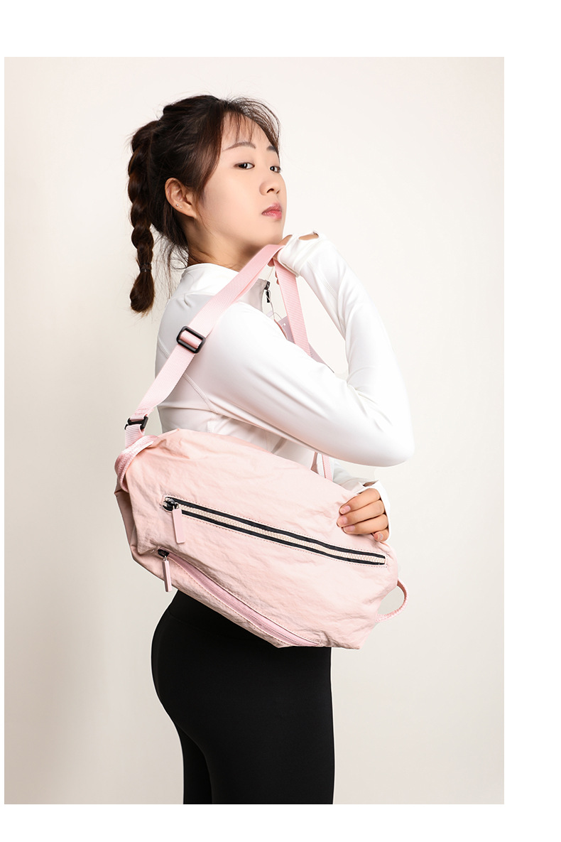 Nieuwe nylon crossbody multifunctionele fitnesstas met grote capaciteit borsttas voor mannen en vrouwen met rugzakken_voghion.com