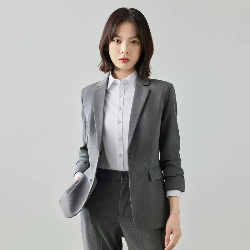 职业套装女秋套裙金融酒店前台办公室管理工装美容院珠宝店工作服