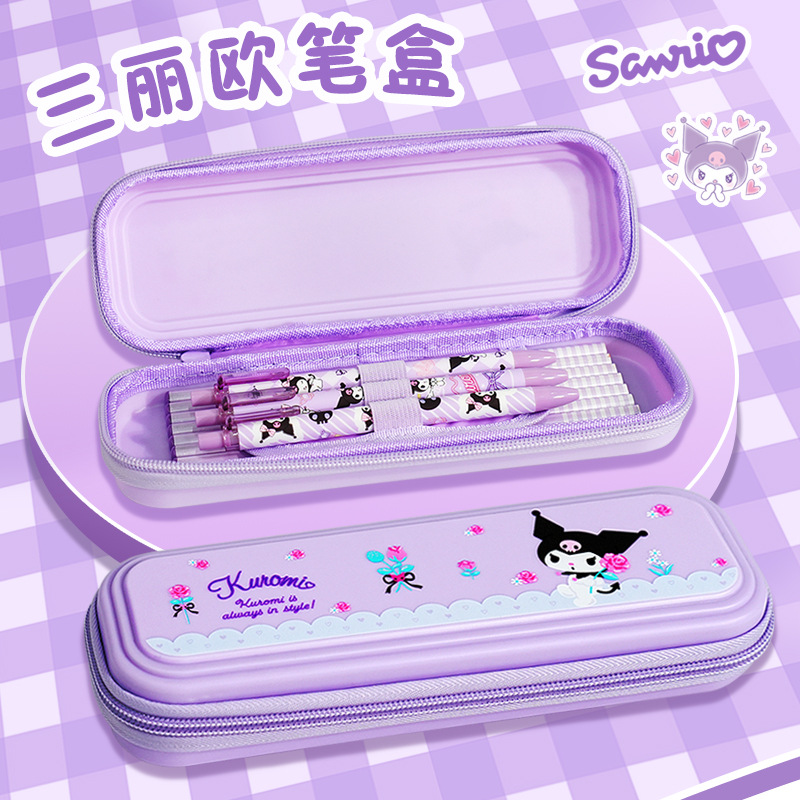 Sanliou caja de bolígrafo auténtica de alto valor facial de gran capacidad bolsas de papelería Melody multifunción caja de papelería bolsas de bolígrafo Kulomi