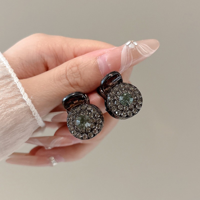 1 ¿ pequeño clip de agarre de diamante de agua gris (un par de instalación).