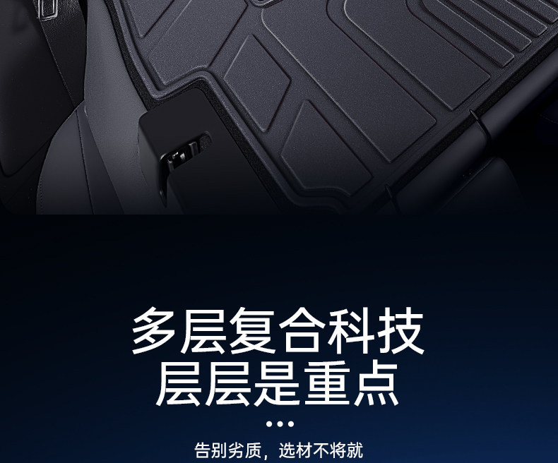 Suitable for 25 Models of Geely Boyue L Trunk Mat Tpe Trunk Mat Fourth Generation Shanhe Modification Accessories 26 New Models of Boyue