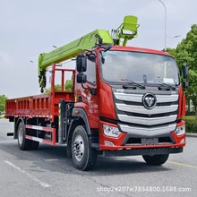 随车吊8吨10吨车载起重吊机平板货车直臂伸缩吊液压式起重机